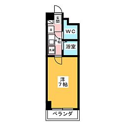 LIFE壱番館 1Kの間取図画像