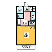 サンハイム岩塚  ｜ 愛知県名古屋市中村区岩塚町１丁目（賃貸マンション1K・2階・25.92㎡） その2