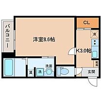 e-house中村公園 303 ｜ 愛知県名古屋市中村区向島町２丁目12(地番)（賃貸アパート1K・3階・28.09㎡） その2