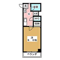 ブロア中村  ｜ 愛知県名古屋市中村区羽衣町（賃貸マンション1K・3階・26.15㎡） その2