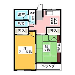 間取図画像 2DK