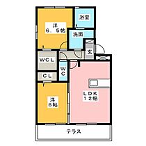 パストラル八田　Ａ棟  ｜ 愛知県名古屋市中村区横前町（賃貸アパート2LDK・1階・58.37㎡） その2