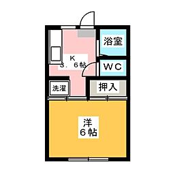 間取図画像 1K