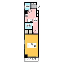 間取図画像 1K