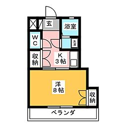 間取図画像 1K
