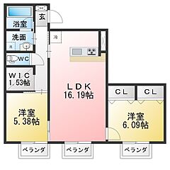 物件の間取り