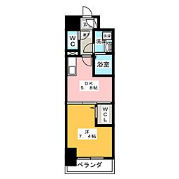 GRANPARKTOWER 1DKの間取図画像
