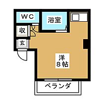 エクレール清峰  ｜ 愛知県名古屋市西区枇杷島２丁目（賃貸アパート1R・2階・23.44㎡） その2