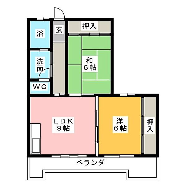 第2泰水堂ビル ｜愛知県名古屋市西区城西２丁目(賃貸マンション2LDK・4階・52.52㎡)の写真 その2