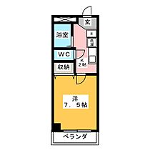 ＣＡＳＡ児玉  ｜ 愛知県名古屋市西区児玉３丁目（賃貸マンション1K・3階・24.80㎡） その2