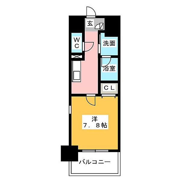 リヴシティ浅間町 ｜愛知県名古屋市西区花の木１丁目(賃貸マンション1K・4階・28.85㎡)の写真 その2