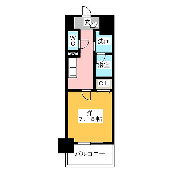 リヴシティ浅間町 ｜愛知県名古屋市西区花の木１丁目(賃貸マンション1K・4階・28.85㎡)の写真 その2