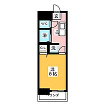 ベル名駅  ｜ 愛知県名古屋市西区名駅２丁目（賃貸マンション1K・4階・24.08㎡） その2