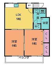 浄心パークハイツ  ｜ 愛知県名古屋市西区児玉２丁目（賃貸マンション2LDK・1階・49.51㎡） その2