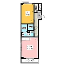 ＭＡＩＳＯＮ　ＣＡＳＴＬＥ　ＹＡＲＤ  ｜ 愛知県名古屋市西区城西３丁目（賃貸マンション1LDK・2階・43.79㎡） その2