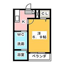 フォンテンブロー笠取町  ｜ 愛知県名古屋市西区笠取町２丁目（賃貸アパート1K・3階・24.18㎡） その2