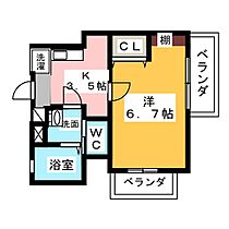 エトワール  ｜ 愛知県名古屋市西区秩父通１丁目（賃貸マンション1K・6階・24.02㎡） その2