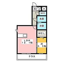 ロイヤルステージII  ｜ 愛知県名古屋市西区新福寺町１丁目（賃貸アパート1LDK・1階・40.35㎡） その2