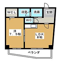 シャルム　ドミール  ｜ 愛知県名古屋市西区上名古屋３丁目（賃貸マンション1LDK・5階・37.99㎡） その2