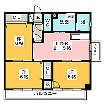 ビバしんみち  ｜ 愛知県名古屋市西区新道２丁目（賃貸マンション3LDK・5階・66.42㎡） その2