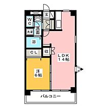 バードＹＭハイツ  ｜ 愛知県名古屋市西区鳥見町１丁目（賃貸マンション1LDK・2階・46.71㎡） その2