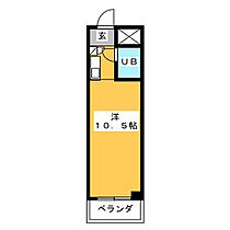 ラフィネ東枇杷島  ｜ 愛知県名古屋市西区栄生３丁目（賃貸マンション1R・2階・23.52㎡） その2