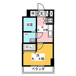 間取図画像 1K