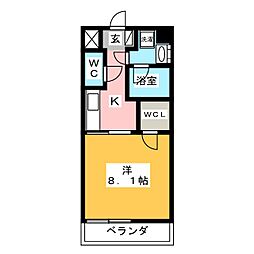 間取図画像 1K