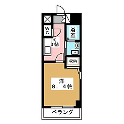 間取図画像 1K