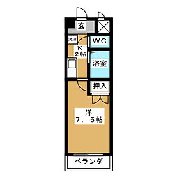 間取図画像 1K