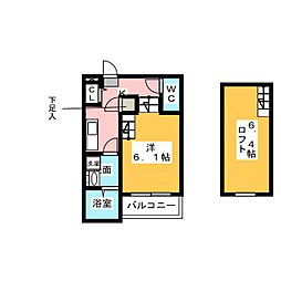 スパジオフェリーチェ 1Kの間取図画像