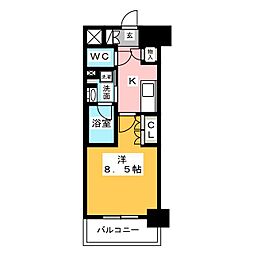 間取図画像 1K