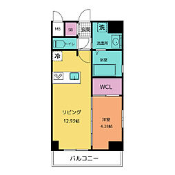 KAYAKIKUI 1LDKの間取図画像