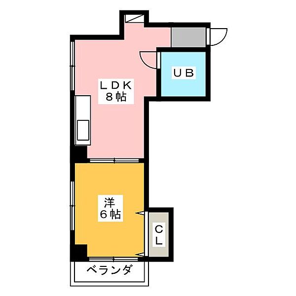 光ビル ｜愛知県名古屋市名東区高社１丁目(賃貸マンション1DK・2階・28.98㎡)の写真 その2