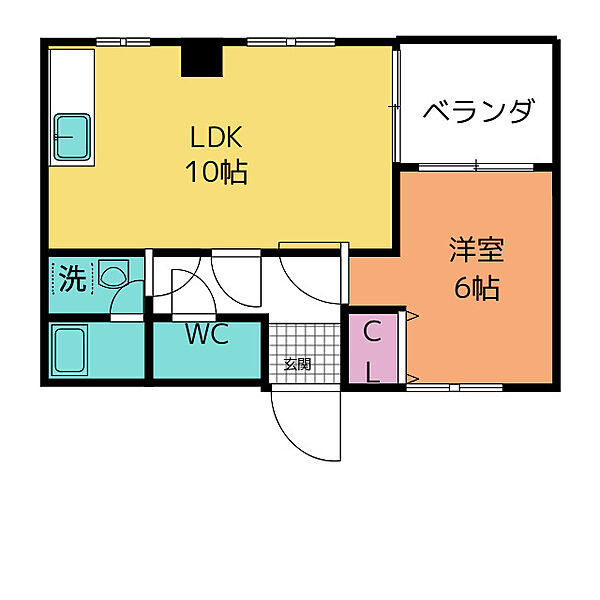 ガーデン香流ビル ｜愛知県名古屋市千種区竹越２丁目(賃貸マンション1LDK・3階・42.38㎡)の写真 その2