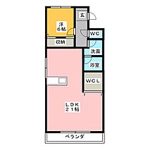 キャッスル東栄　A棟  ｜ 愛知県名古屋市名東区社台３丁目（賃貸マンション1LDK・2階・57.75㎡） その2