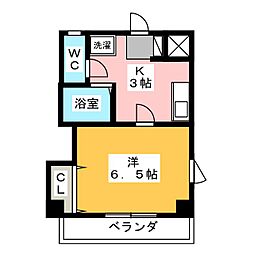 間取図画像 1K