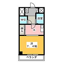 タカギビル  ｜ 愛知県名古屋市千種区竹越２丁目（賃貸マンション1DK・2階・27.55㎡） その2