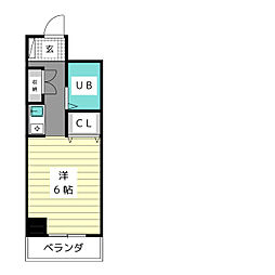 メゾン・ド・エトワール ワンルームの間取図画像