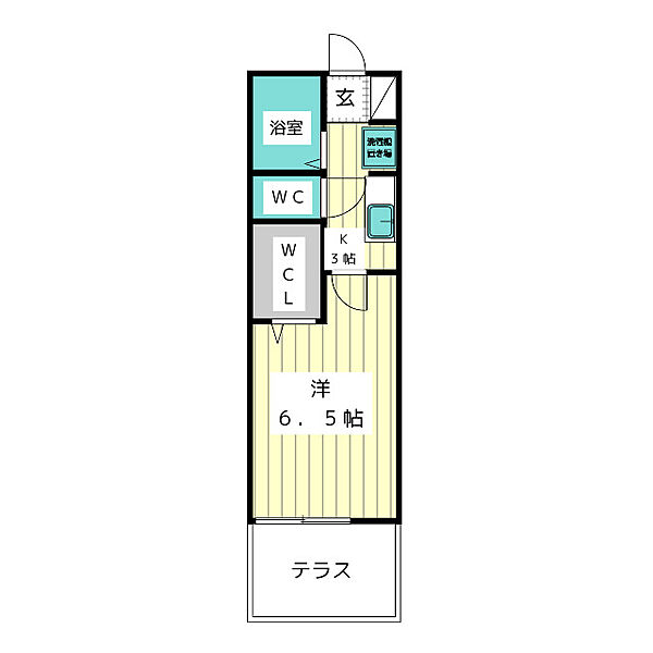 カーサ山田 ｜愛知県名古屋市名東区社台２丁目(賃貸アパート1K・1階・22.50㎡)の写真 その2