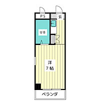 ハートイン大針  ｜ 愛知県名古屋市名東区大針３丁目（賃貸マンション1R・1階・16.36㎡） その2