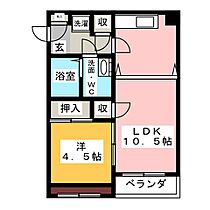 第二メゾン高安  ｜ 愛知県名古屋市名東区よもぎ台２丁目（賃貸マンション1LDK・2階・40.32㎡） その2