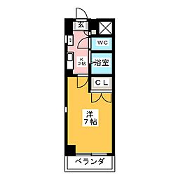 間取図画像 1K