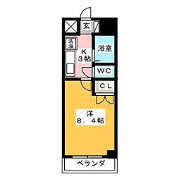 間取図画像 1K