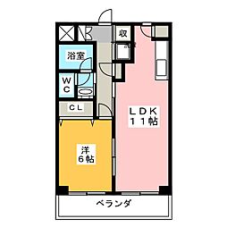 間取図画像 1LDK