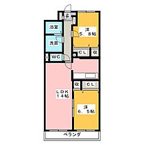 シャルマン  ｜ 愛知県名古屋市東区赤塚町（賃貸マンション2LDK・2階・60.62㎡） その2