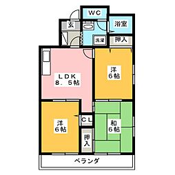 間取図画像 3LDK