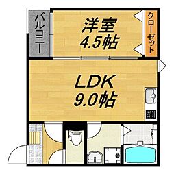 間取図画像 1LDK