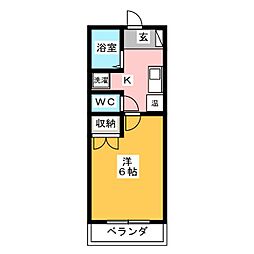 間取図画像 1K
