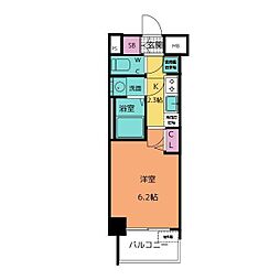 メイクスアート大曽根 1Kの間取図画像